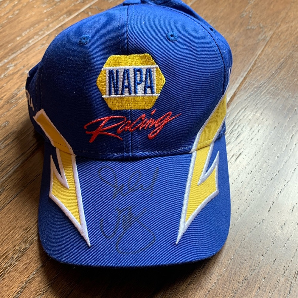 Michael Waltrip NAPA #55 Racing hat with signature